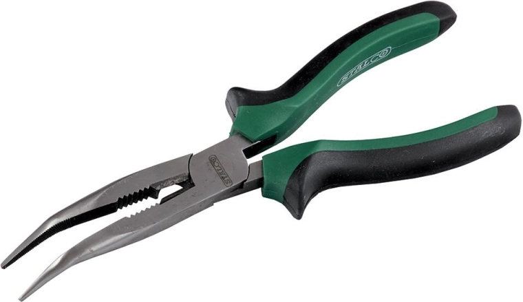 Πένσα με μακριές καμπύλες σιαγόνες 160 mm Stalco