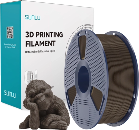 Sunlu Wood filament pro 3D εκτύπωση, καρυδιά