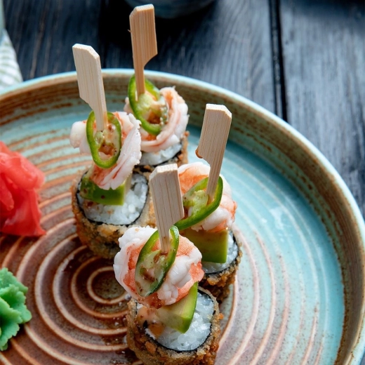 Πολυχρηστικές για tapas, σούσι και κοκτέιλ