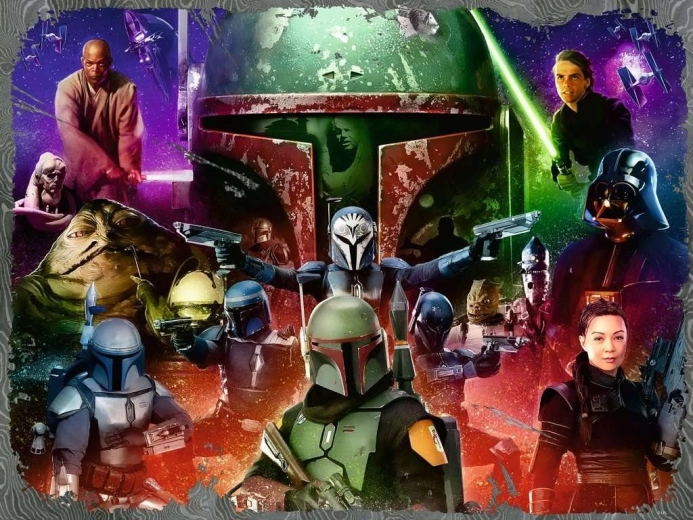 Παζλ 1500 κομματιών Ravensburger – Boba Fett, κυνηγός επικηρύξεων