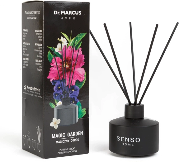 Αρωματικός διαχυτής με στικ Dr. Marcus Home Perfume Magic Garden 100 ml