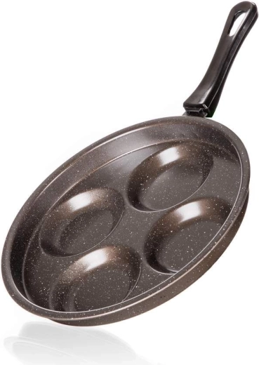 Τηγάνι για τηγανίτες 24 cm GRANITE Brown με αντικολλητική επιφάνεια
