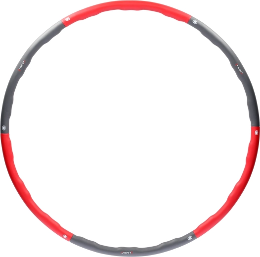 Μασάζ στεφάνι hula hoop HMS, 100 cm – κόκκινο