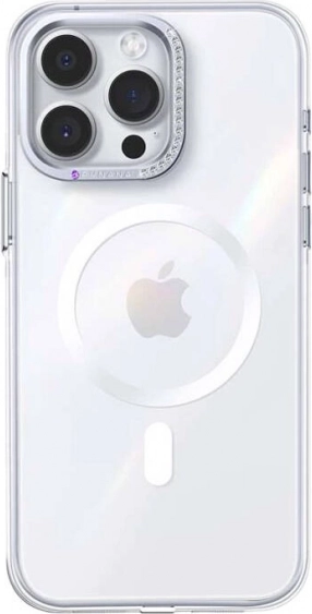 Joyroom Magsafe θήκη Glacier για iPhone 15 Pro Max διάφανη