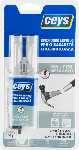 Εποξειδική κόλλα για μέταλλο 28 g EPOXICEYS