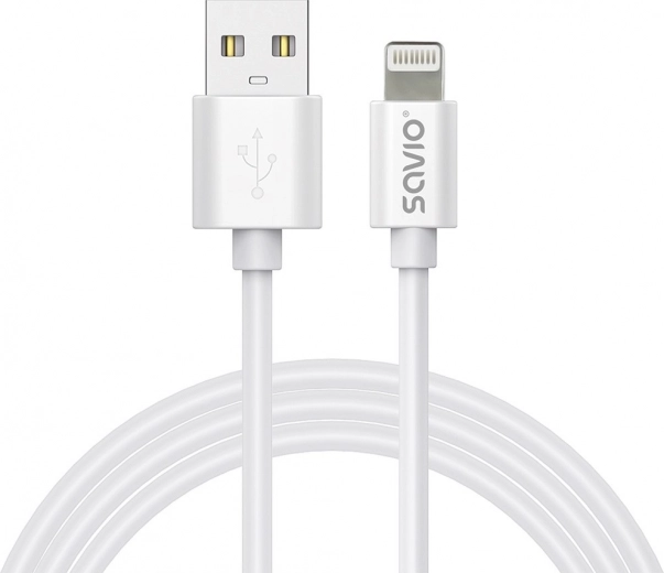 Καλώδιο USB‑A σε Lightning CL‑192 1 m λευκό
