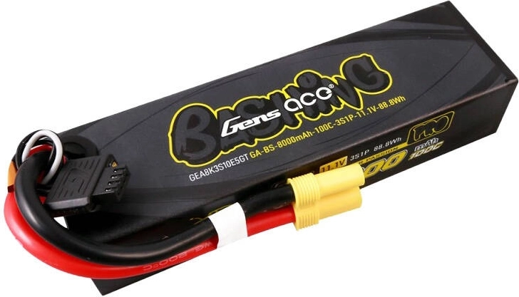 Μπαταρία LiPo Gens Ace G-Tech 8000 mAh 11,1 V 100C 3S με σύνδεσμο EC5 Bashing Series