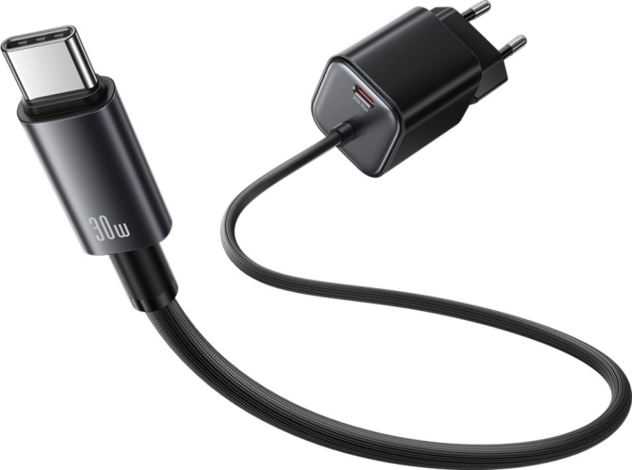 Ενσωματωμένο καλώδιο USB‑C + θύρα USB‑C