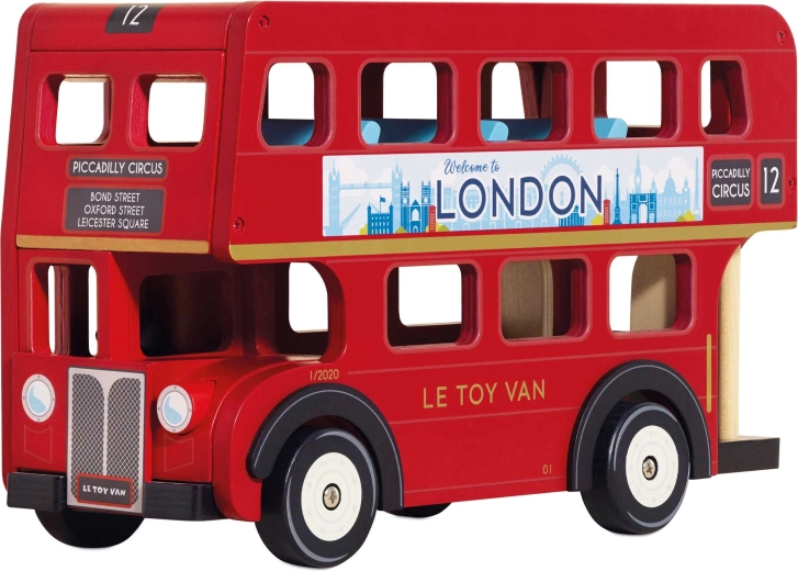 Le Toy Van ξύλινο λονδρέζικο διώροφο λεωφορείο για παιδιά