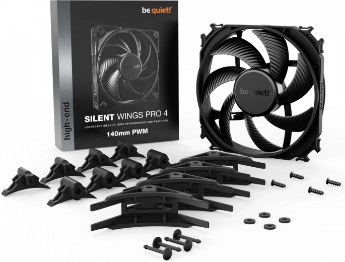 be quiet! Silent Wings Pro 4 140 mm PWM – αθόρυβος και υψηλής απόδοσης ανεμιστήρας