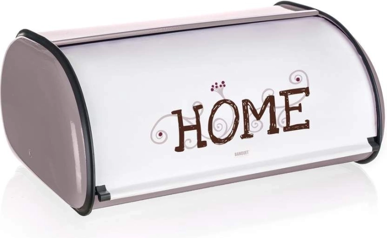 Ψωμιέρα HOME από ατσάλι 43,5 × 27,5 × 18,5 cm