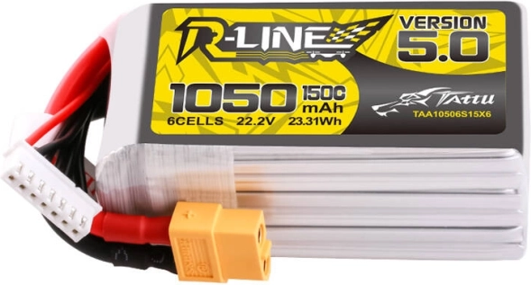 Μπαταρία LiPo Tattu R-Line 1050mAh 22.2V 150C