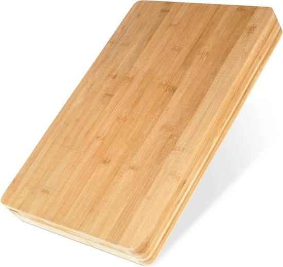 Ξύλινη επιφάνεια κοπής από μπαμπού 46 × 30 cm
