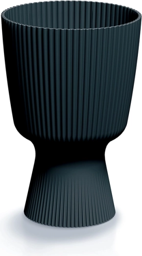 Γλάστρα Milly Round 14,6 cm ανθρακί