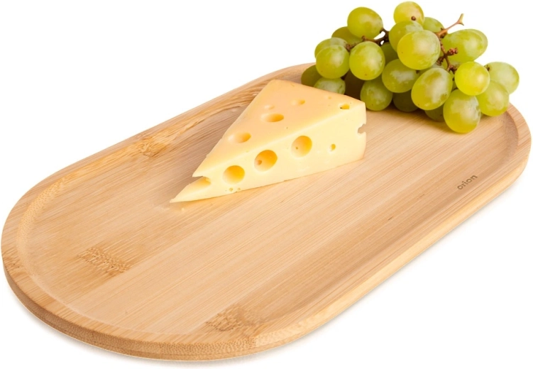 Οβάλ μπαμπού πιατέλα σερβιρίσματος 28 × 15 cm