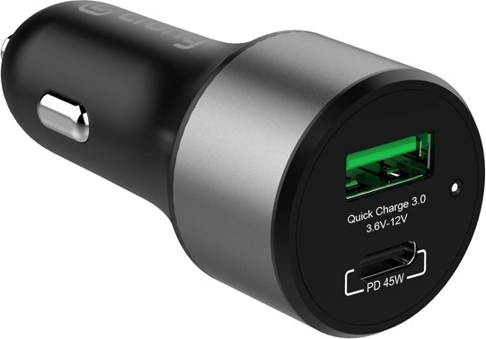 Φορτιστής αυτοκινήτου Power Car Charger 63W USB-C PD και USB QC 3.0