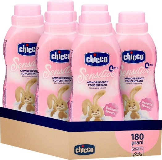 Chicco μαλακτικό Baby Sensitive Floral Embrace, συμπυκνωμένο 750 ml (6×30 πλύσεις)
