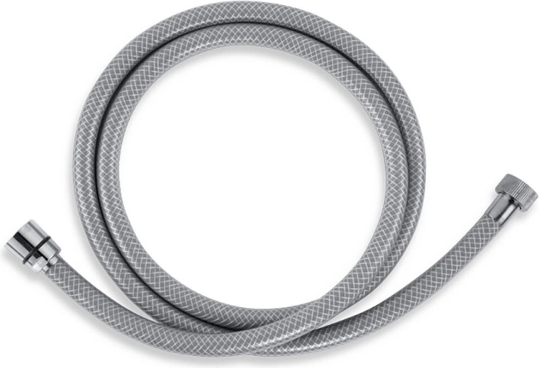 Σωλήνας ντους 150 cm από PVC, γκρι