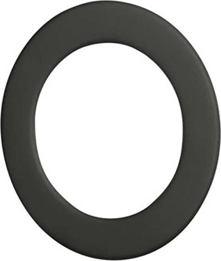 Ροζέτα καπναγωγού 130 mm μαύρη, πάχος 1,0 mm