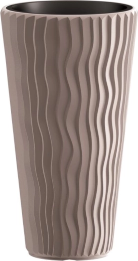 Γλάστρα Sandy Slim mocca 45 l Prosperplast