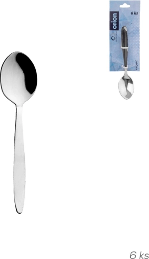 Κουταλάκια καφέ από ανοξείδωτο ατσάλι Elegant 6 τεμ.