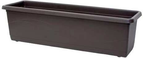 Πλαστική ζαρντινιέρα Lobelia 40 cm καφέ