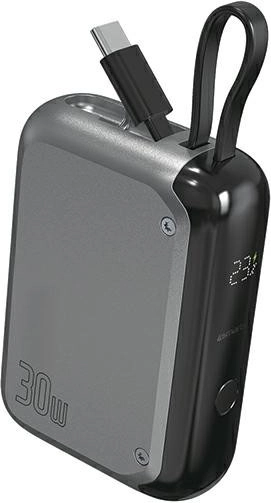 Powerbank Pocket 30 W 10000 mAh με ενσωματωμένο καλώδιο USB‑C 15 cm