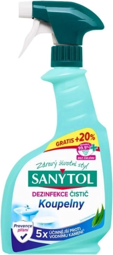 Sanytol απολυμαντικό καθαριστικό μπάνιου ευκάλυπτος 500 ml