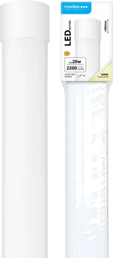 LED φωτιστικό Modee Batten 20 W, 600 mm, 2200 lm, ουδέτερο λευκό, IP20