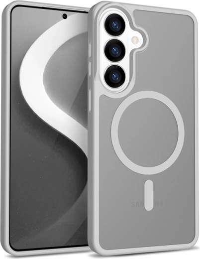 Hybrid Matte Magnetic θήκη με MagSafe για Samsung Galaxy S26 – γκρι