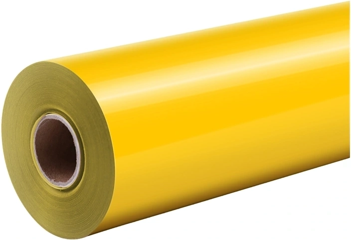 HTVRONT Pure μεμβράνη θερμομεταφοράς 30,5 cm × 1,8 m κίτρινη