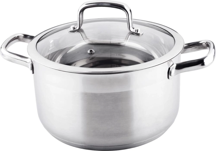 Lamart Prestige κατσαρόλα με γυάλινο καπάκι 5,8 l