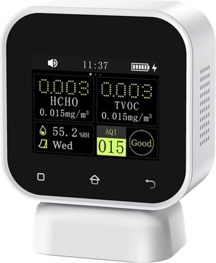 FNIRSI SFD-02 μόνιτορ ποιότητας εσωτερικού αέρα 4 σε 1 με ανίχνευση φορμαλδεΰδης