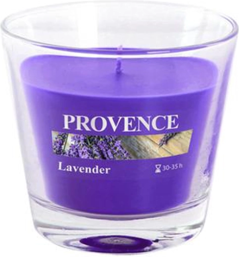 Αρωματικό κερί σε γυάλινο δοχείο λεβάντα PROVENCE 35 ώρες