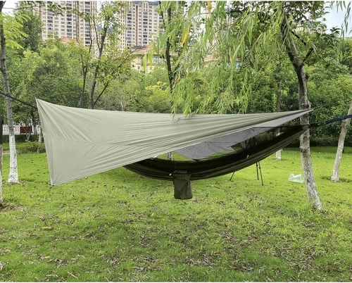 Ολοκληρωμένη λύση bivouac: αιώρα + κουνουπιέρα + tarp