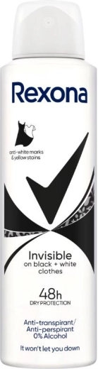 Αντιιδρωτικό Rexona Invisible Black & White 150 ml