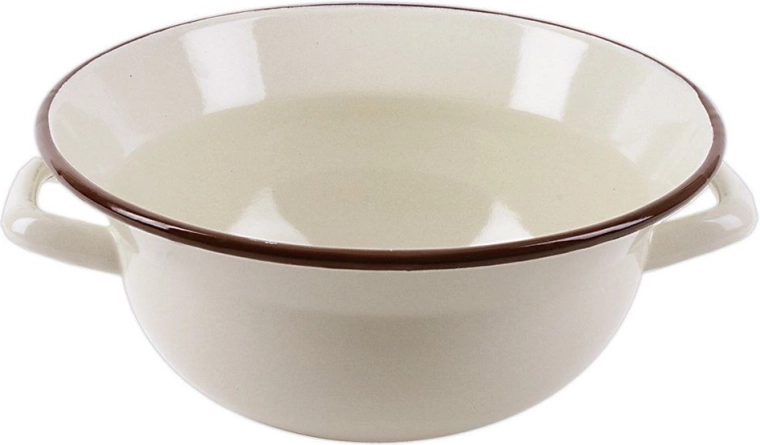 Εμαγιέ μπολ κουζίνας μπεζ 26 cm, 2,5 l