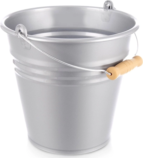 Πλαστικός γκρι κουβάς 10 l