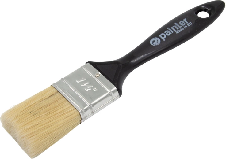 Επίπεδο πινέλο 1,5" με πλαστική λαβή, 13 mm