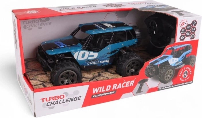 Τηλεκατευθυνόμενο αυτοκίνητο RC Turbo Challenge Wild Racer 1:18
