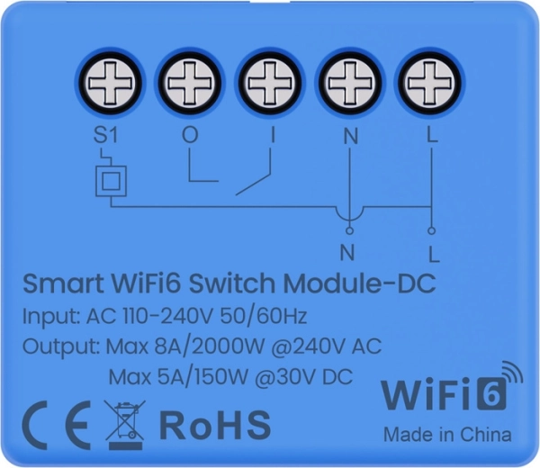 Avatto έξυπνη μονάδα διακόπτη Wi‑Fi 6 WSM20DC