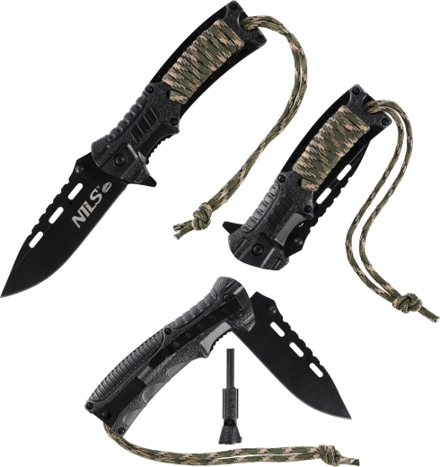 Paracord, πυρόλιθος και σφυρίχτρα για επιβίωση