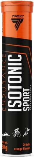 Trec Endurance Isotonic Sport αναβράζοντα δισκία πορτοκάλι 20 δισκία