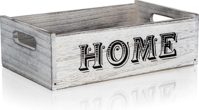 Ξύλινο διακοσμητικό κουτί HOME 29 × 18 × 9 cm