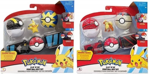 POKÉMON Clip 'N' Go ζώνη με Poké Ball και φιγούρα