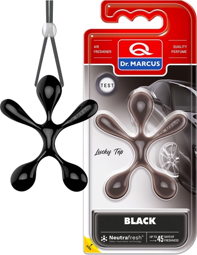 Dr. Marcus Lucky Top Black αποσμητικό χώρου αυτοκινήτου