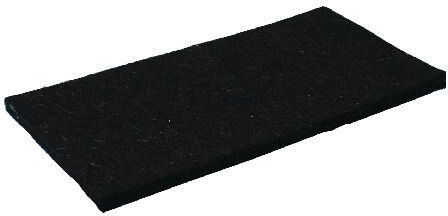 Ανταλλακτική μαύρη τσόχα 250 × 130 × 10 mm