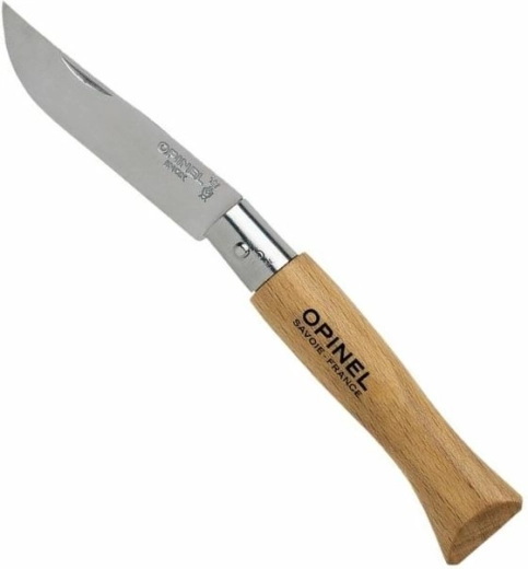 Opinel N°05 Inox σουγιάς τσέπης 6 cm από ξύλο οξιάς