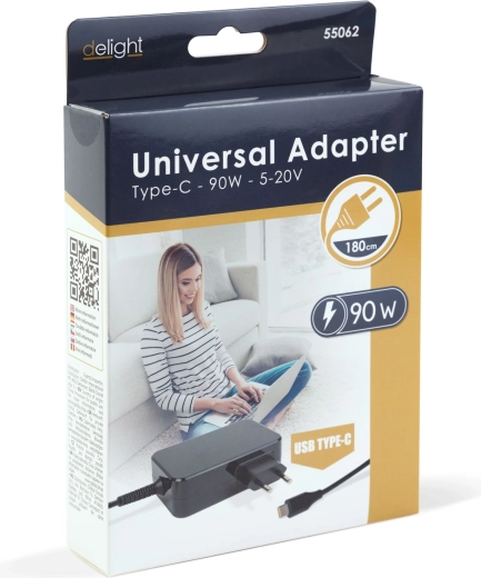 Ισχύς 90 W για συσκευές USB-C