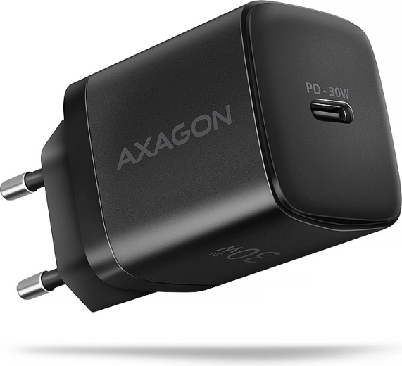 Φορτιστής τοίχου USB‑C 30W με γρήγορη φόρτιση PD 3.0/QC – μαύρος